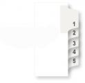 Numeric Legal Tab Sets 1-25 to 476-500 Side Tab, 25/Pkg. - (Avery, All State, & Blumberg) Letter or Legal Size