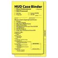 HUD Case Binder / Folder, 15 Point Yellow (Canary) Stock Folder (Printed)