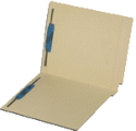Jeter "Match" Super Coder Folder - 14 point Manila Stock Fasteners Position #1 & #3 (Top Right & Top Left)