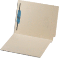 Jeter "Match" Super Coder Folder - 14 point Manila Stock Fasteners Position #1 (Top Right)