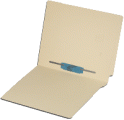 Jeter "Match" Super Coder Folder - 14 point Manila Stock Fastener Position #5 (Right Hand Spine)