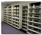 Movable Lateral Bi-File High Density Shelving Storage System