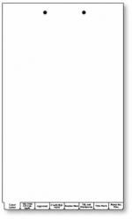 Underwriting Index Divider Set, Bottom Tab, Pre-printed & Collated, Legal Size