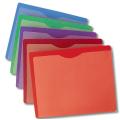 Plastic EZ View File Jackets - Letter Size - JEFFCO / CRAWFORD