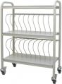 Mobile Chart Storage Rack (20 Space) 2" Nursing Chart Binder Cart