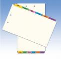 Title & Escrow Index Tab Divider Set, Bottom or Side Tab, Pre-printed & Collated, Legal Size