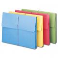 Color Stock Wallets, Letter Size - 2" Expansion - Available in Eight (8) Colors, 50/Box