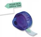 Pre-printed Redi-Tag Titles Dispenser Page Flags,  9/16" x 2" (Dispenser with 120 Flags)