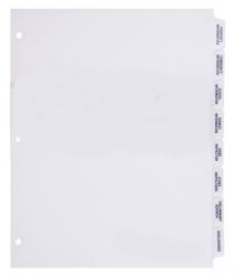 Property Profile Index Tab Divider Set, Side Tab, Pre-printed & Collated, Legal Size