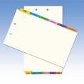 Real Estate Index Tab Divider Set, Bottom or Side Tab, Pre-printed & Collated, Legal Size