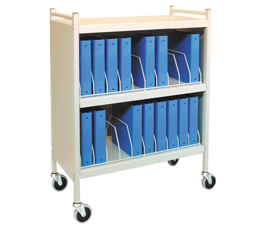 Medical Chart Carts With Vertical Racks