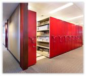 Mechanical Assist Shelving