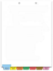 Medical Chart Tab Divider Set - 7-Tab Bottom Set