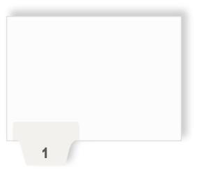 Individual Numeric Bottom Tabs 1-50, Letter Size, 25/Pkg. - (Avery, All State, & Blumberg)