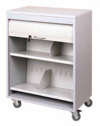 HIPAA Medical File Folder Cart - Medical Record Transport Cart