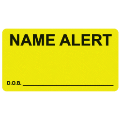 Medical Chart Nursing Labels - Patient Alerts