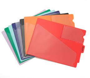 Vinyl Outguide / Out Guide (Center Tab) - Durable Heavy-duty 15 pt. Vinyl - Letter Size