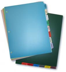 Poly Tab Chart Divider Set - Infection Control