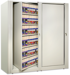 Rotary File Cabinet - Times 2, Times Two, X2 Rotating Shelving